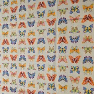 I yard Fresh Country rainbow butterfly fabric material cotton
